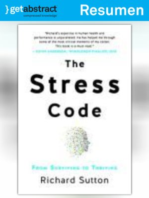 cover image of El código del estrés (resumen)